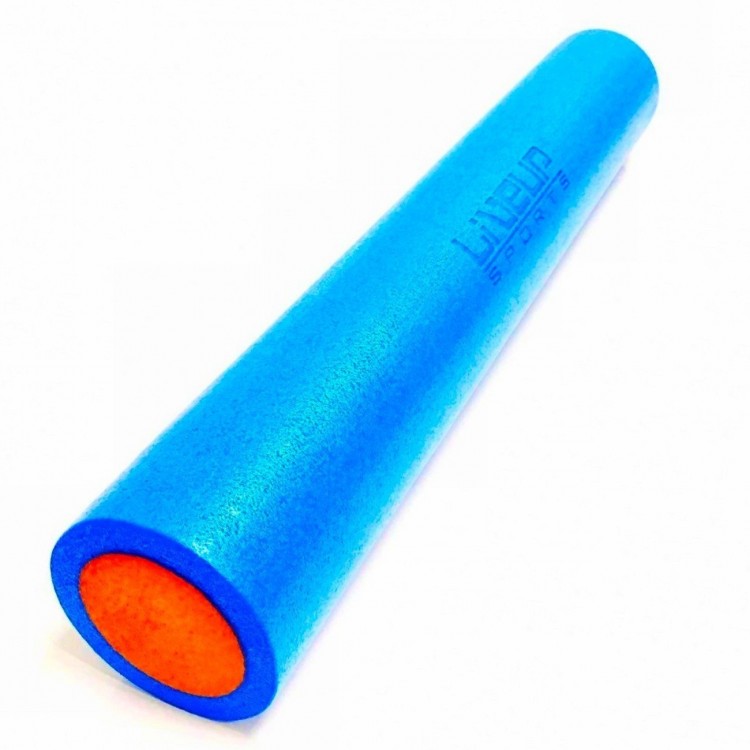 Rolo de Espuma – liberação miofascial – 90x15cm – Azul – Liveup Sports
